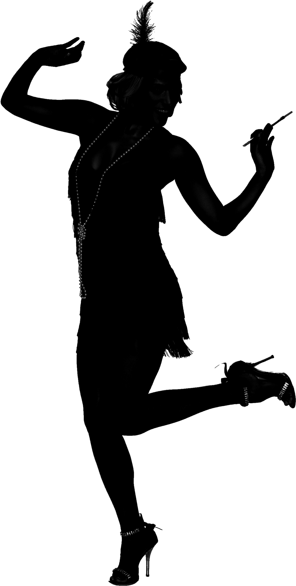 Gatsby Decorations, Prom Decor, Gatsby Theme, Gatsby - Flapper Silhouette (1426x2037)