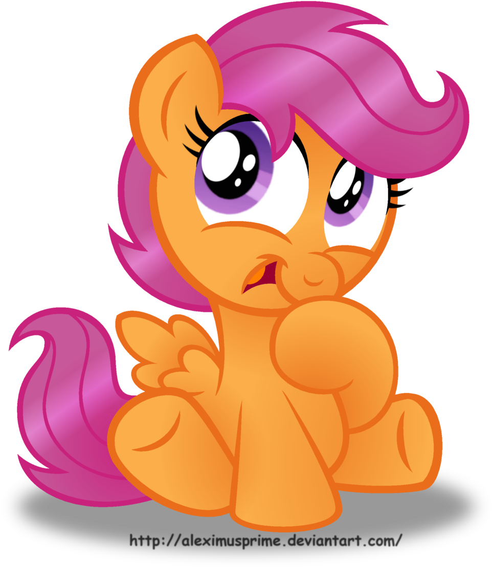 Scootaloo Button Design By Aleximusprime Scootaloo - Cartoon (1024x1162)