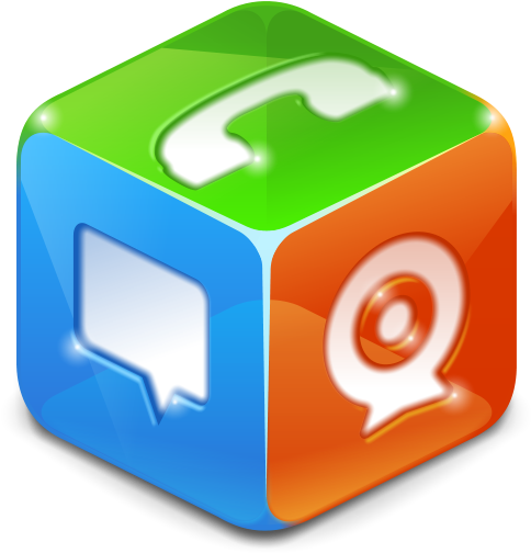 Free Phone Calls, Video Chat & Texting - Icall Icon (512x512)