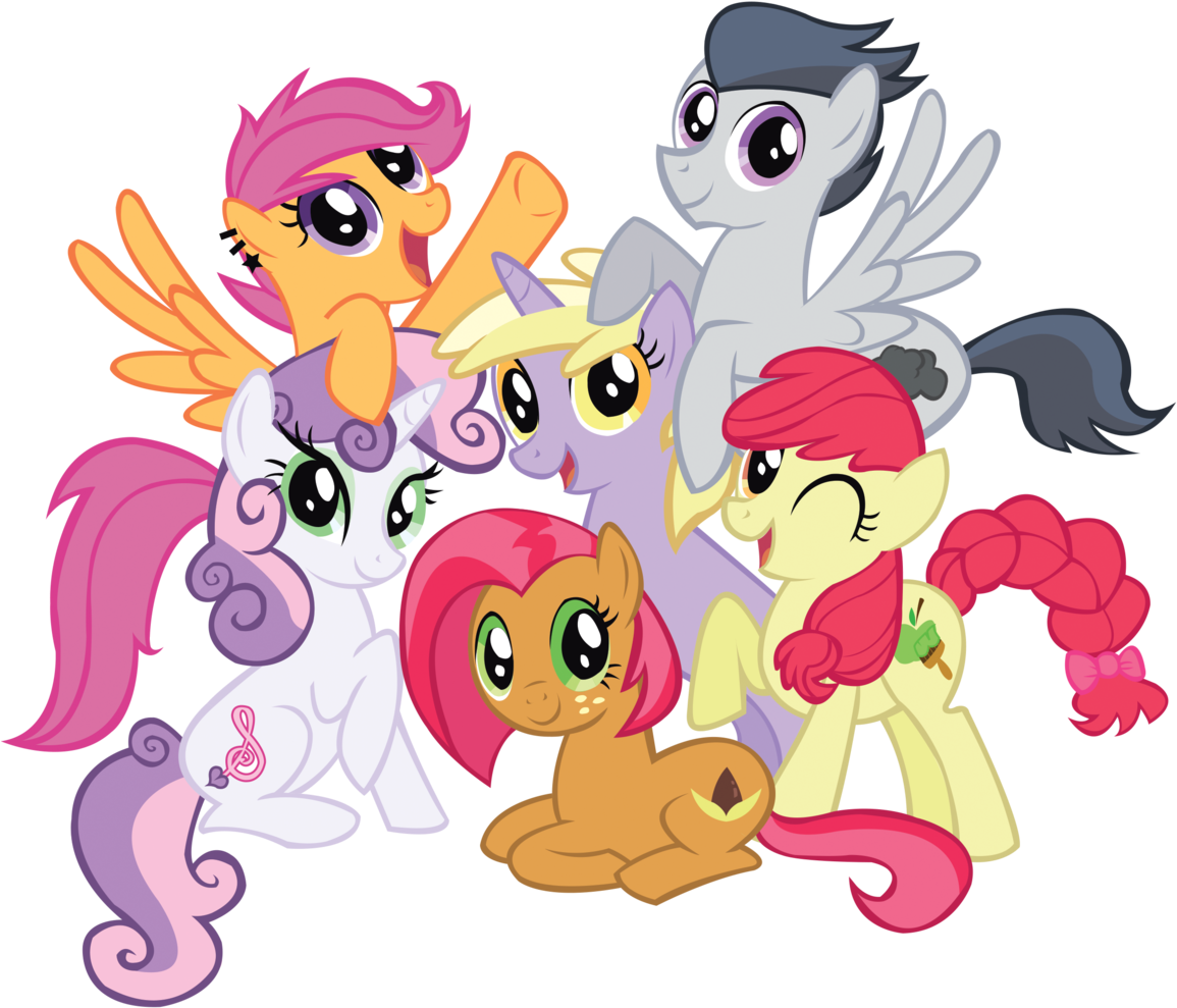 Alternate Cutie Mark, Alternate Mane Six, Alternate - Mlp Cutie Mark Crusaders And Friends (1171x1024)