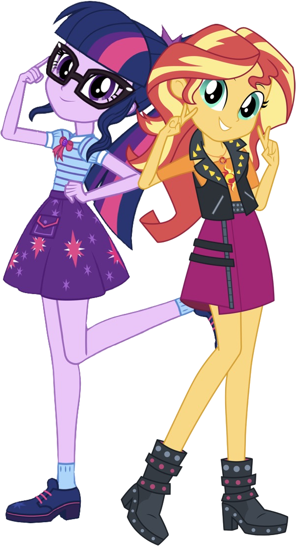 Sunlight Shipping Youtube Outfit By Superbobiann - Sunset Shimmer My Little Pony Equestria Girls Looking (603x1102)