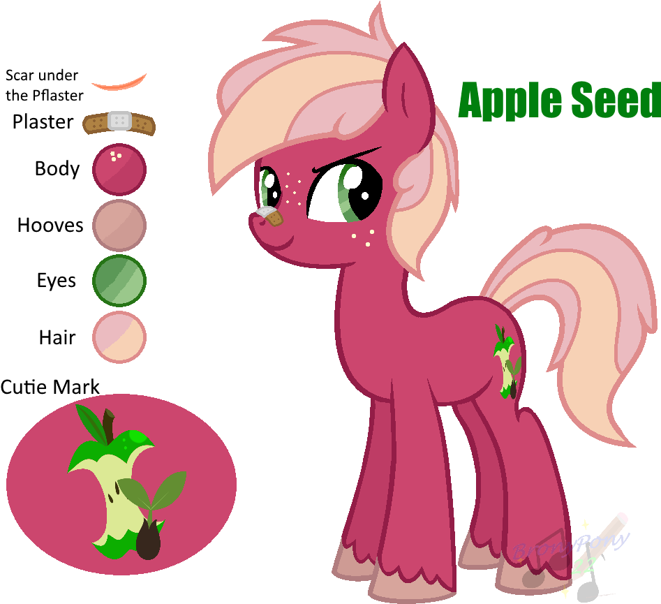 Mlp Apple Seed - Apple (1007x904)