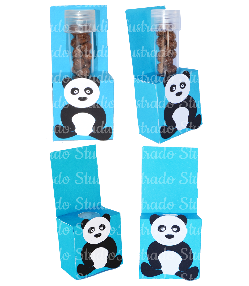 Silhouette, 3d Project, Panda, Bear, Urso, Tube, Box, - Caixa Econômica Federal (1000x1156)