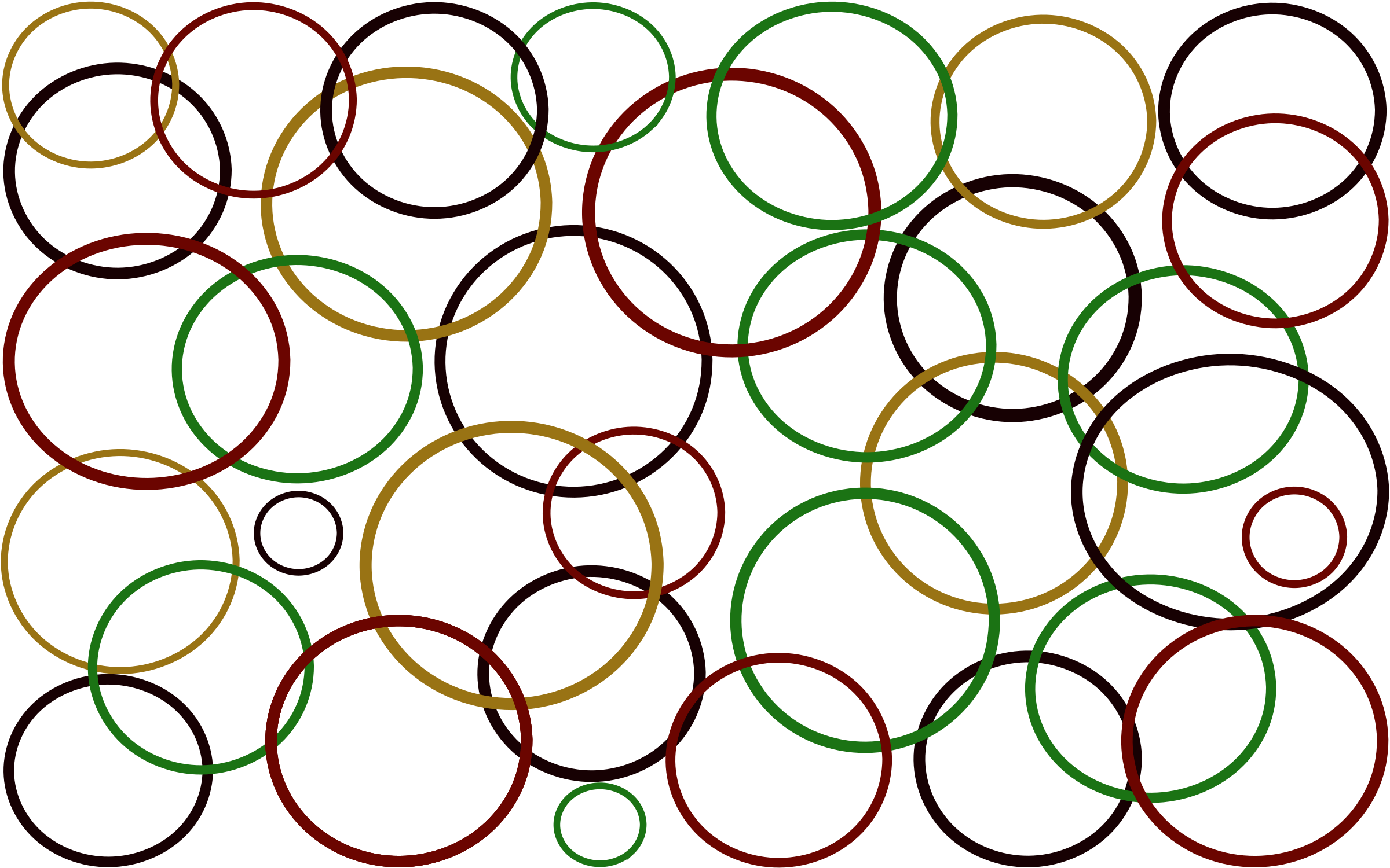 Big Image - Clip Art Of Circles (2400x1500)