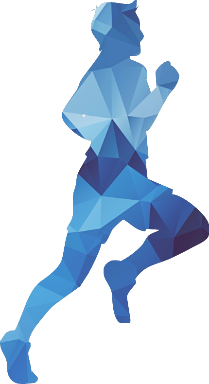 Euclidean Vector Running Silhouette - Vector Running Png (430x790)