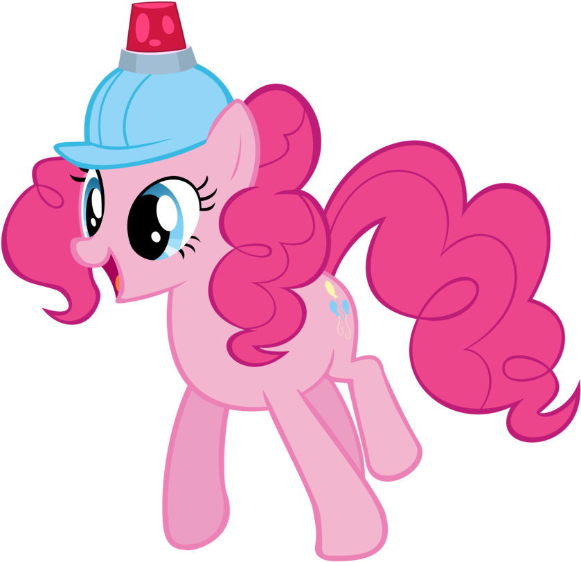 Pinkie Pie Hard-hat By Worldssmallestgiant - Mlp Pinkie Pie Hat (900x867)