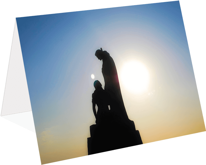 Border Prayer - Silhouette (750x750)