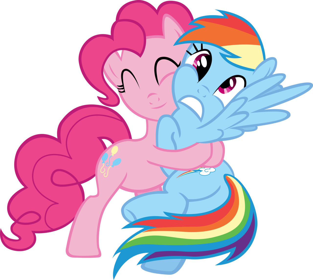 B98606 - Pink And Blue Cartoon (1280x1143)
