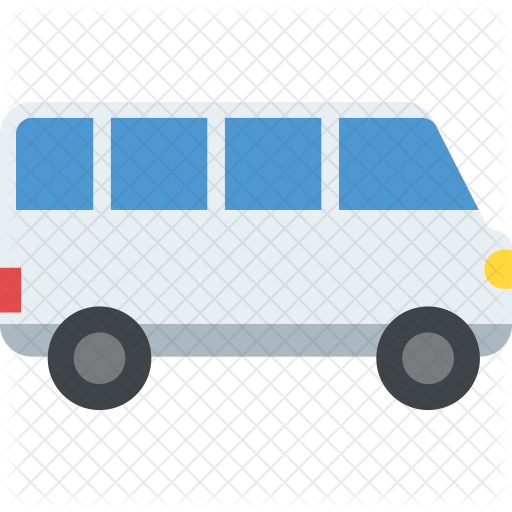 Public Van Icon - Minibus Icon Png (512x512)