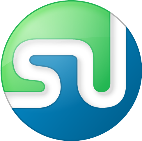 Social Stumbleupon Button Color Icon - Social Bookmarking Icon Png (512x512)