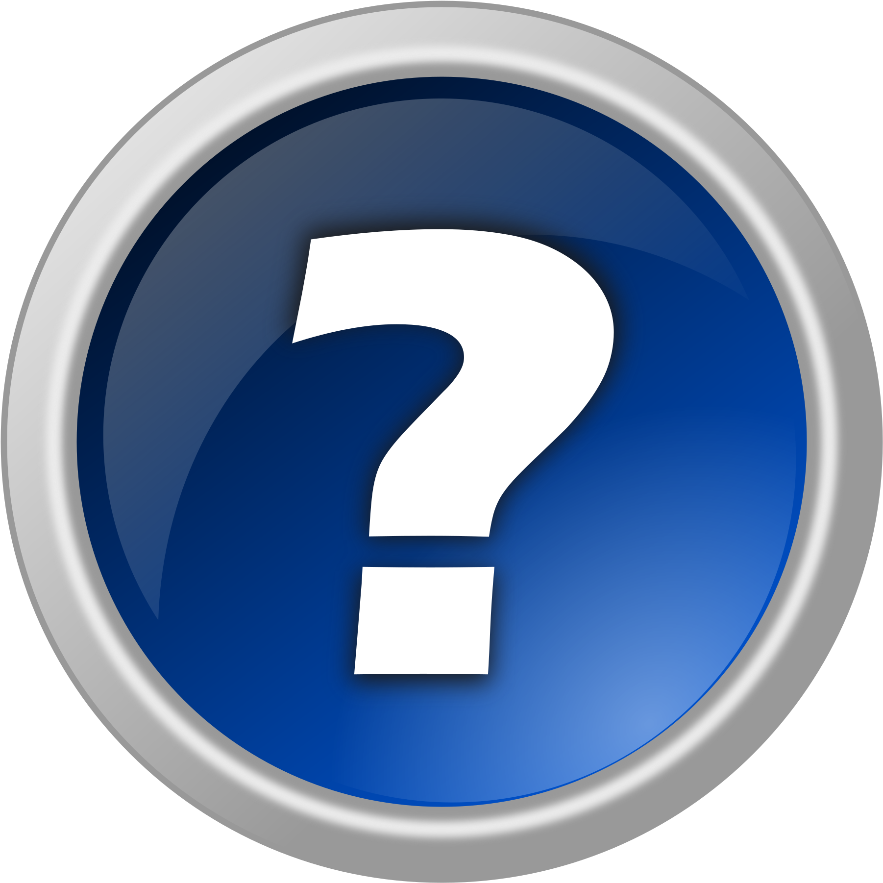 Next Button Clipart Next Question - Question Button (2400x2400)