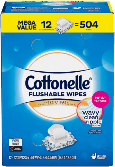 00 For Cottonelle® Flushable Wipes - Cottonelle Feucht Mein Spa Erlebnis Feuchte Toilettentücher (600x600)