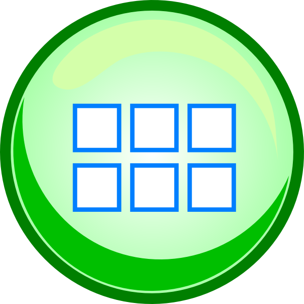 Next Button Clipart Green - Free Menu Button Images Png (600x600)