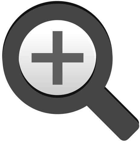 Zoom In Apple Button Transparent Png - Icon Zoom Button Png (512x512)