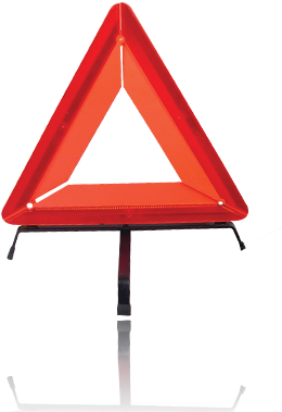 Large Warning Triangle In Case - Triangle (400x400)