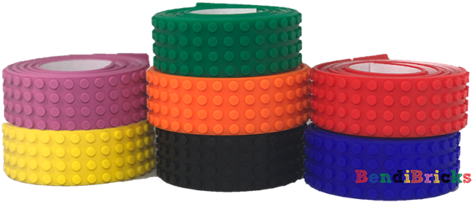 Bendi Bricks Double Roll Tape - Plastic (479x295)