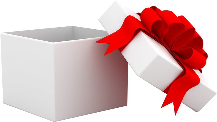 Paper Gift Decorative Box Christmas - Open Gift Box Png (800x600)