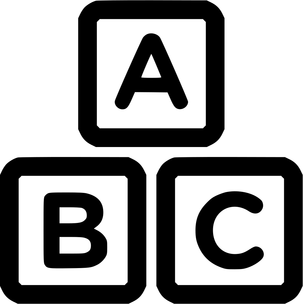 Abc Blocks Comments - Abc Icon (981x982)