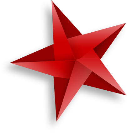 Seven's Printable Star And Video Instructions - Origami (405x424)