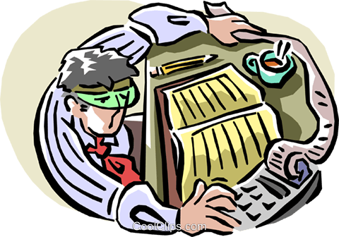 Accountant/book-keeper Royalty Free Vector Clip Art - Presupuesto En Logica (480x336)