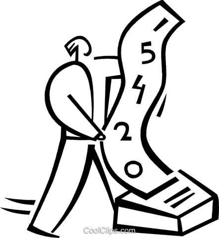 An Accountant Reviewing His Calculations Royalty Free - An Accountant Reviewing His Calculations Royalty Free (442x480)