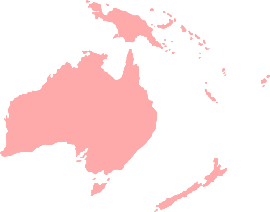 Predictions For - Australia Continent Map Outline (916x720)