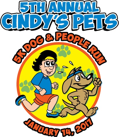 Cindy's Pets 5k People & Dog Run - Cindy's Pets 5k People & Dog Run (411x476)