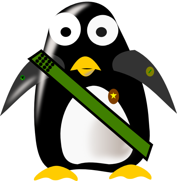 Penguin Clip Art (588x599)