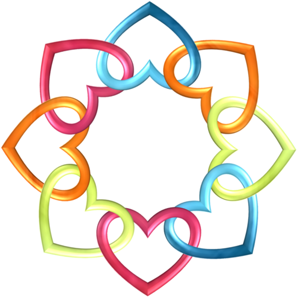 Circle Eight Hearts By Happyare - Circle (894x894)