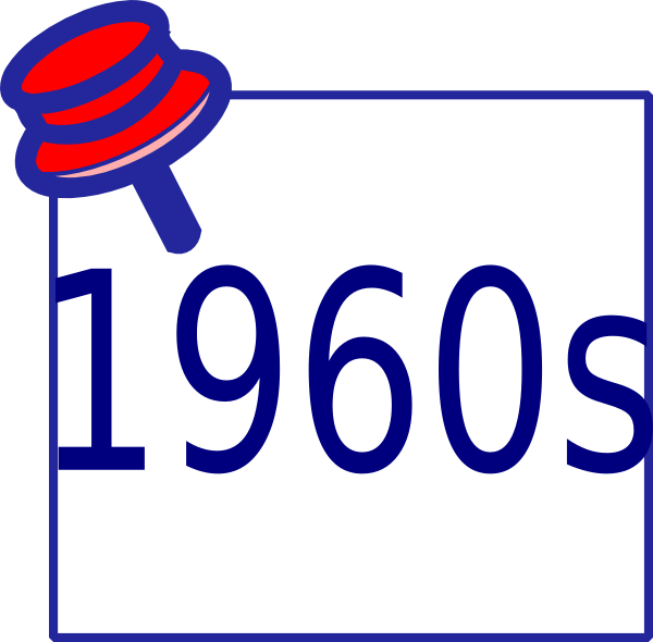 1960s Pin Clip Art - Clip Art From 1960s (600x590)