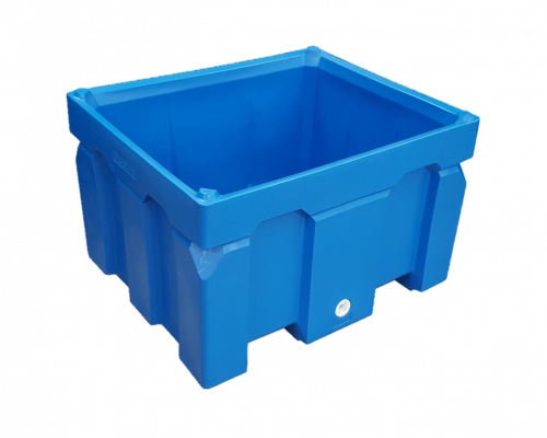 600l Box Pallet Bin Twin Wall Insulated 1200 X 1000 - Fish Bins (500x400)