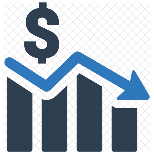 Decrease - Money Graph Icon (512x512)
