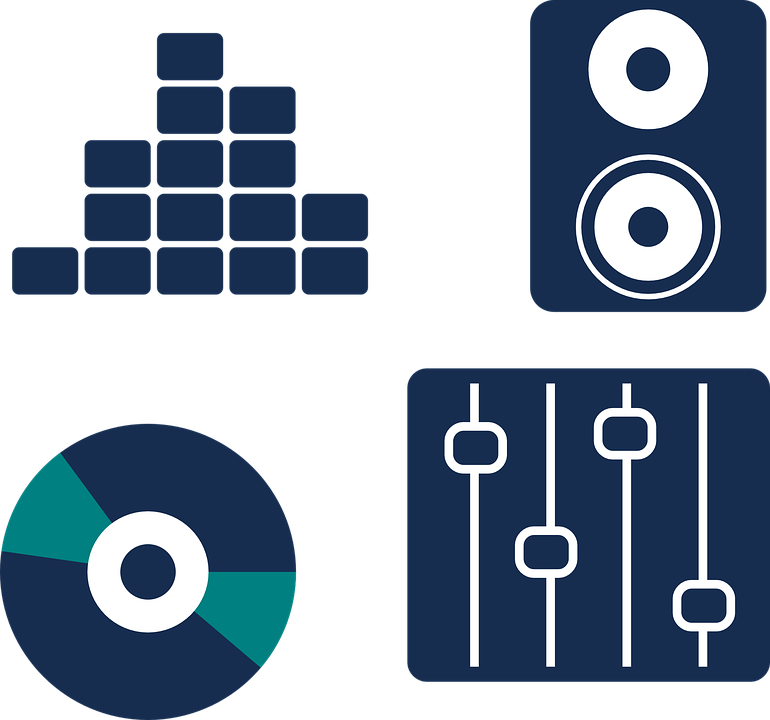 Collection Of Fiesta Text Cliparts - Mesa De Som Vector Png (770x720)