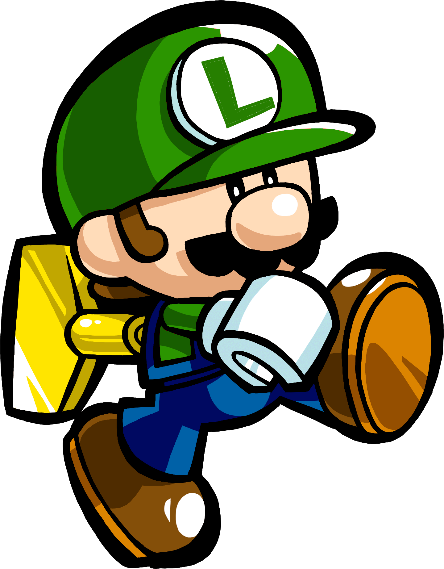 Luigi Clipart Mini - Mario Vs Donkey Kong Mini Luigi (1439x1843)