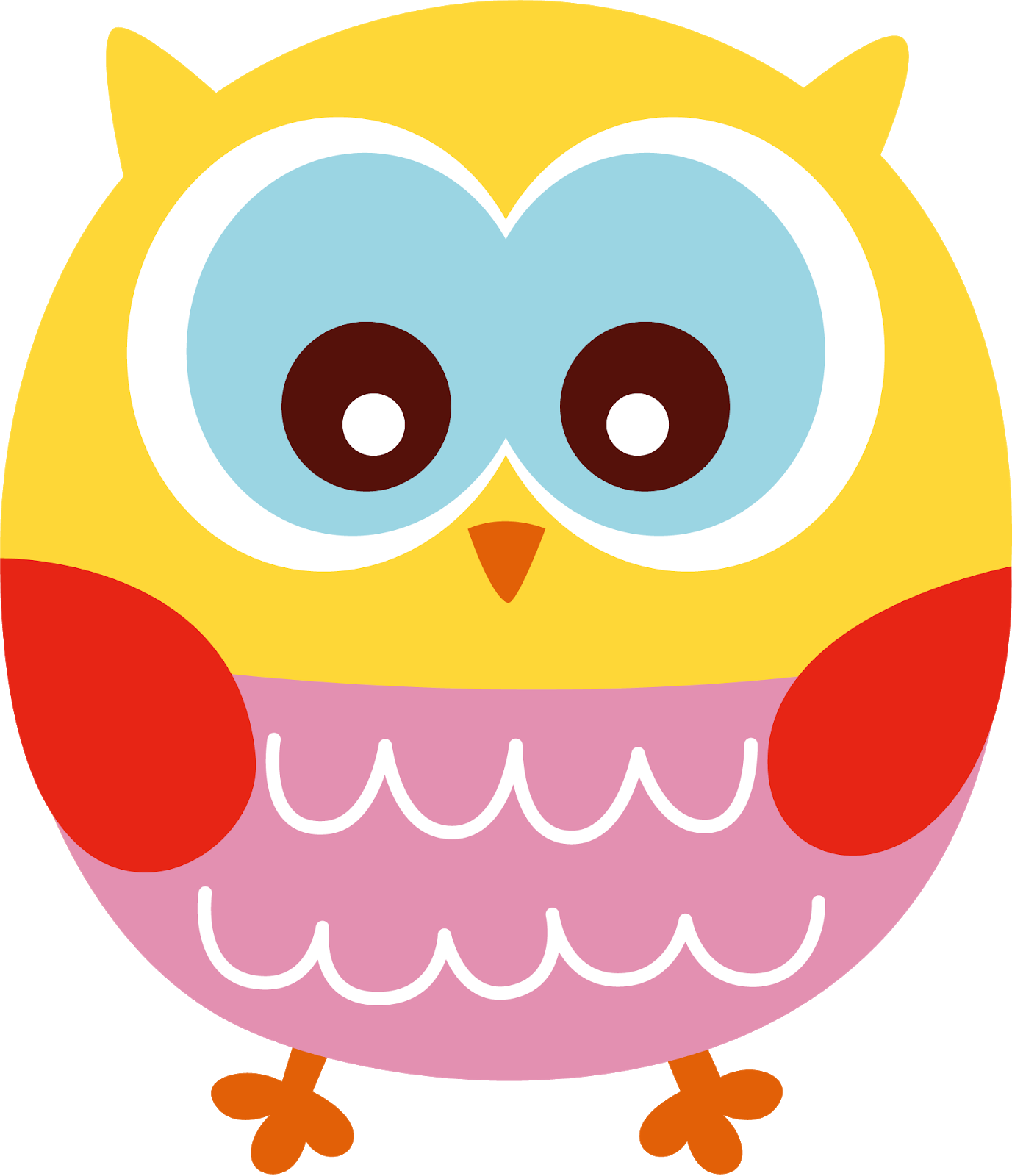 So Pretty Owls Clipart - Folha De Pedido Para Imprimir (1377x1600)