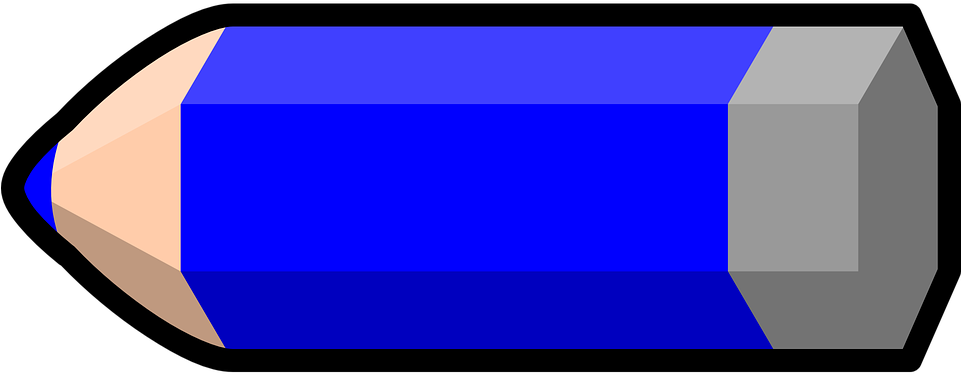 Similar Images For Crayon Blue Cliparts - Objetos De Color Azul (960x480)