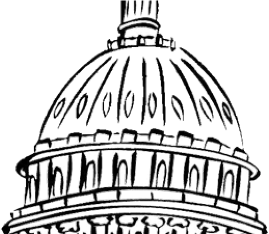 Dome Clipart Capital - Capitol Clip Art Png (640x480)