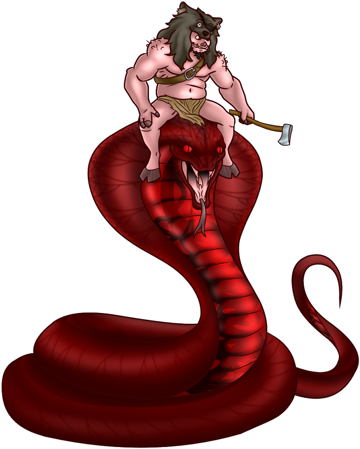 Jormr And His Blood - Illustration (792x1224)