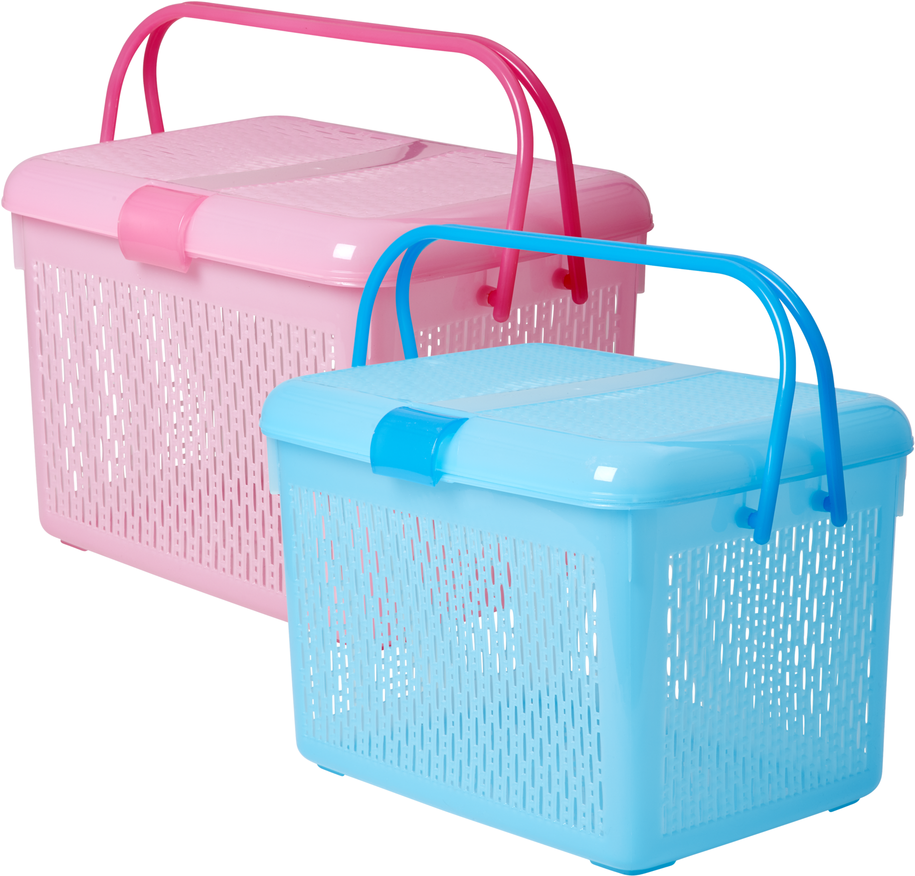 Plastic Basket With Lid (2000x2000)