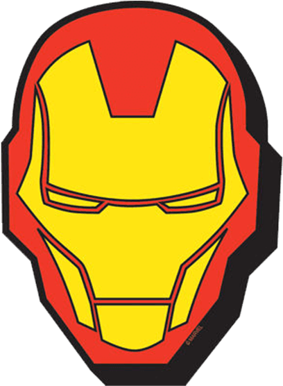 Iron Man Head Magnet - Head Of Iron Man (555x555)