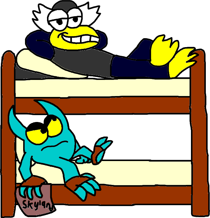 Jet Vac And Pop Fizz Share A Bed By Blackrhinoranger - Cartoon (706x731)