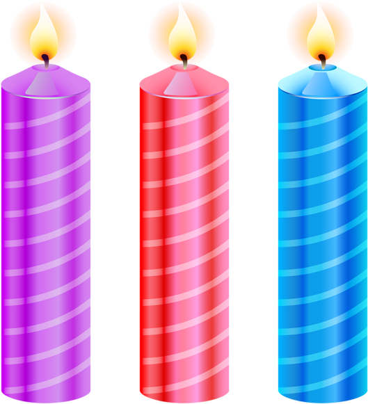 Candles * - Birthday Candle Clip Art (575x600)
