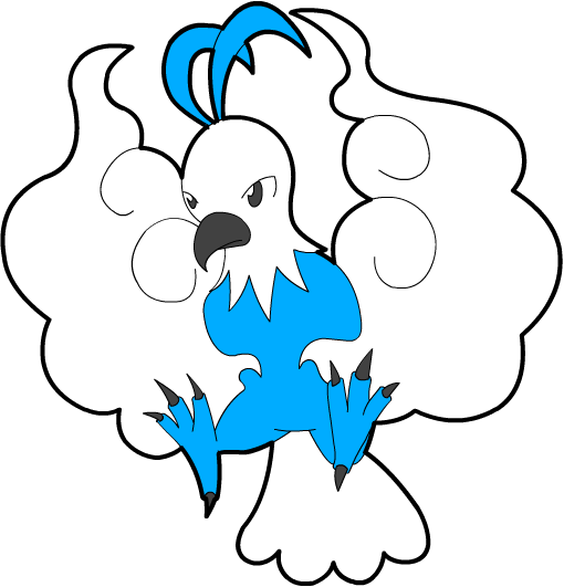 Swablu Evolution -tornalti By Kellllly - Illustration (510x531)