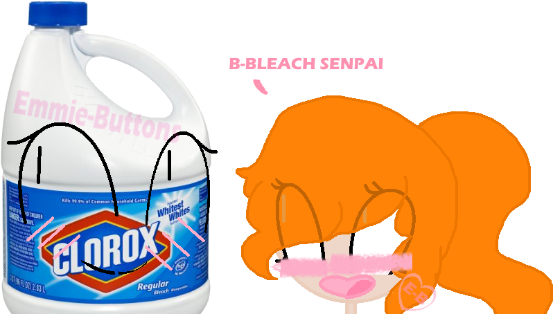B-bleach Senpai By Smolangrybeanchild - Clorox Liquid Bleach, Regular - 182 Oz Jug (816x468)