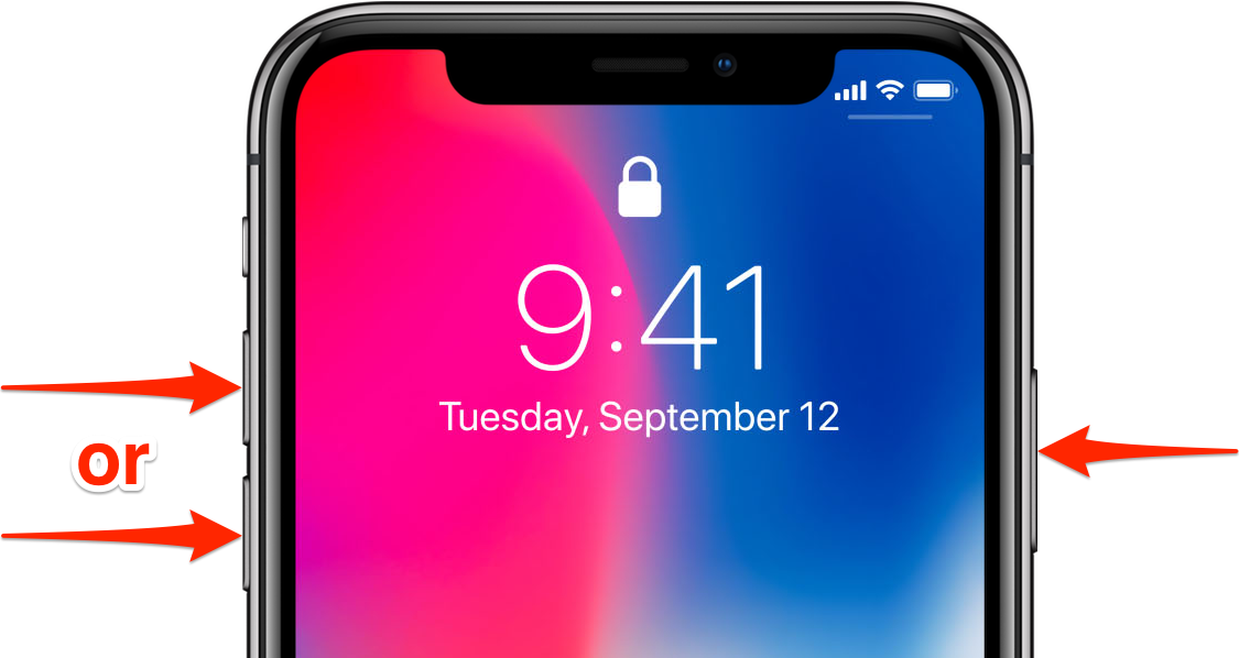 The Screen Flashes White To Indicate You've Taken A - Apple Iphone X - Space Grey (1125x598)