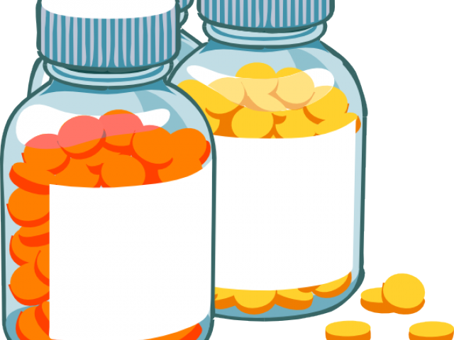 Pill Bottle Clipart - Medicine Clip Art Png (640x480)