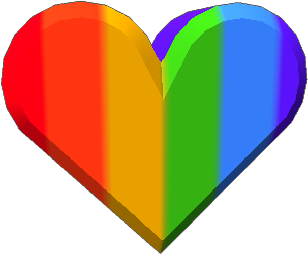 Kc Lee Alinam1 This Is A Rainbow Heart - Heart (768x768)