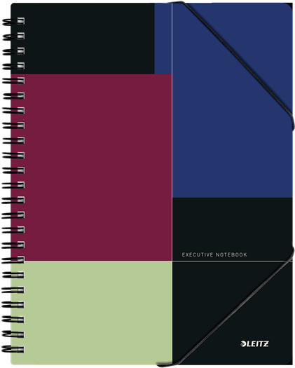 Kołonotatnik Leitz Be Mobile Executive A4 Pp W Linie - Leitz College Block Executive Be Mobile, Din A4, Checkered (658x658)