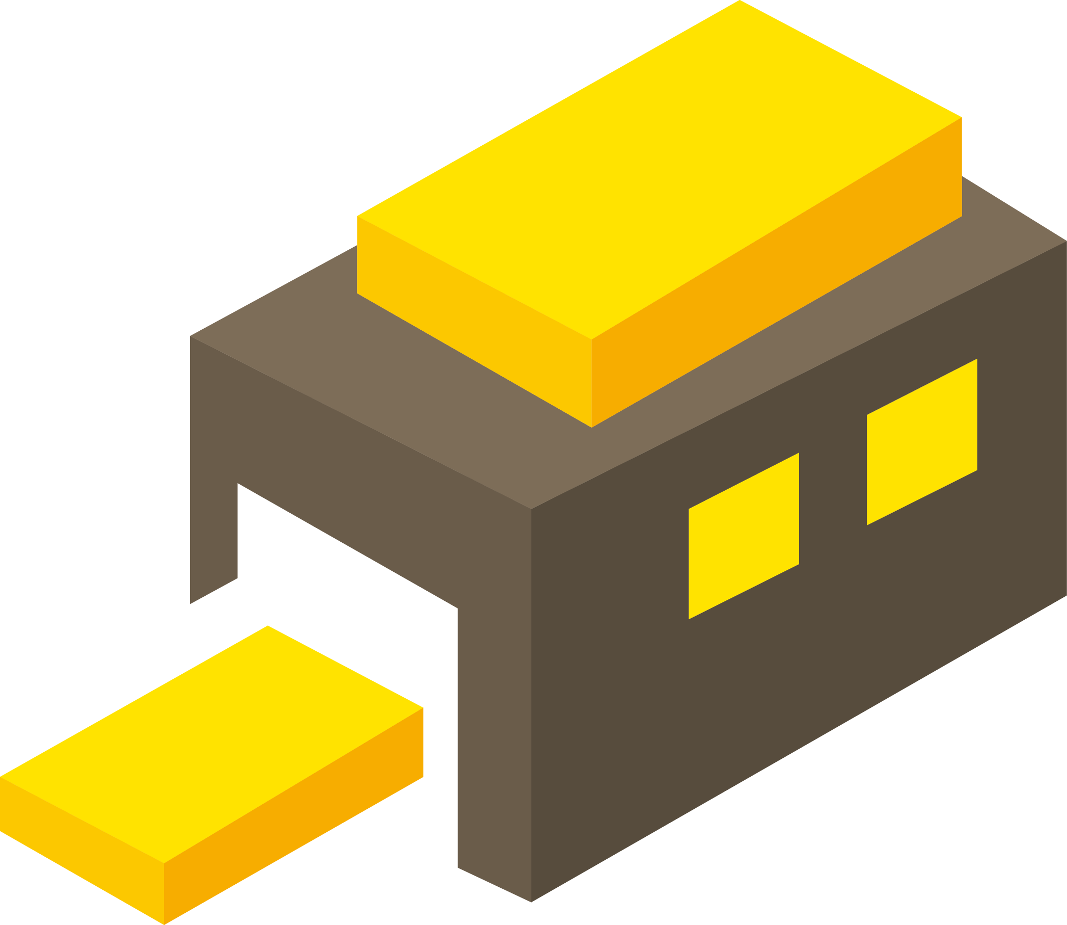 Cartoon Simple Warehouse Icon - Warehouse Icon (2095x1815)