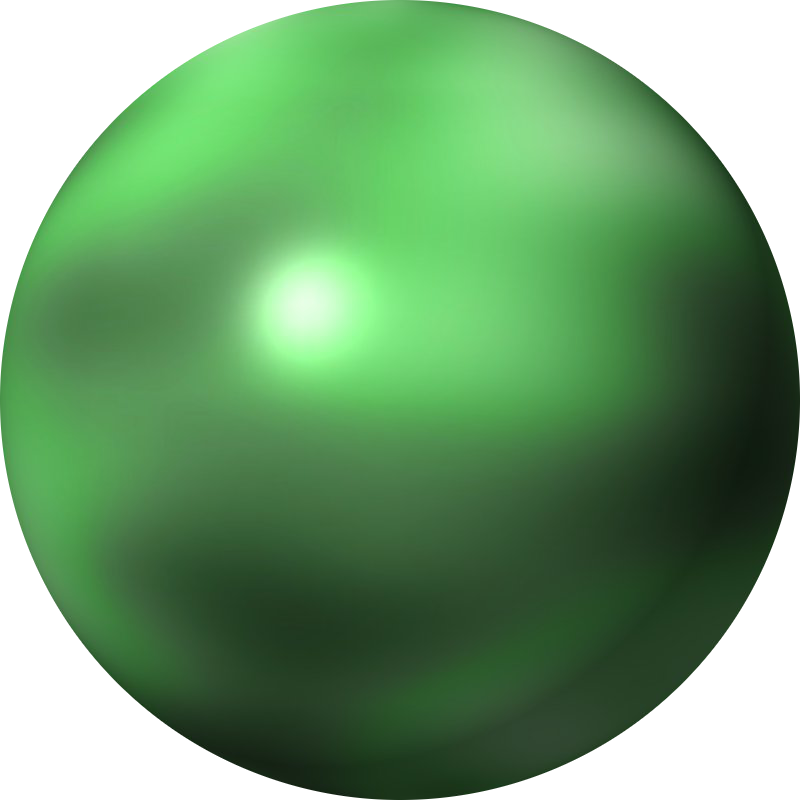Green Sphere 1 Png By Clipartcotttage - Green Sphere Png (800x800)